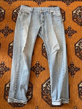 Cheap Monday Men's Light Blue Straight Jeans